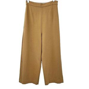 Tibi Ponte Wide Leg Trouser Pant Women's Size 10 High Rise Relaxed Minimalist